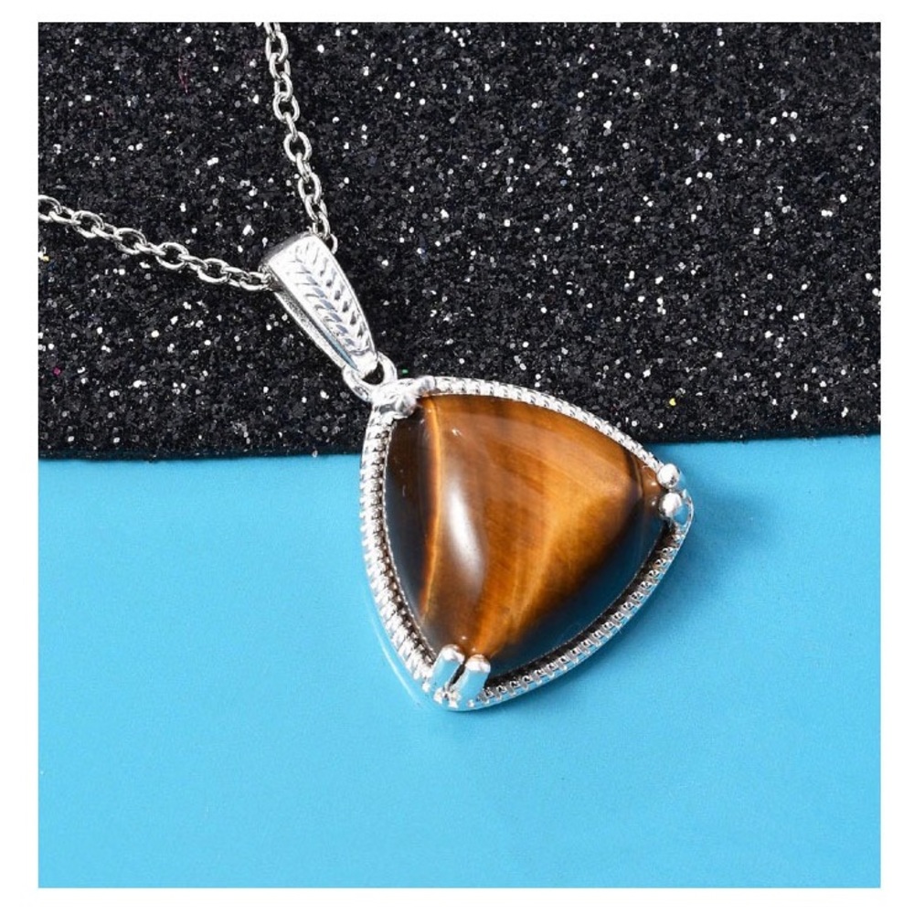 🆕 Tigers Eye Pendant Necklace